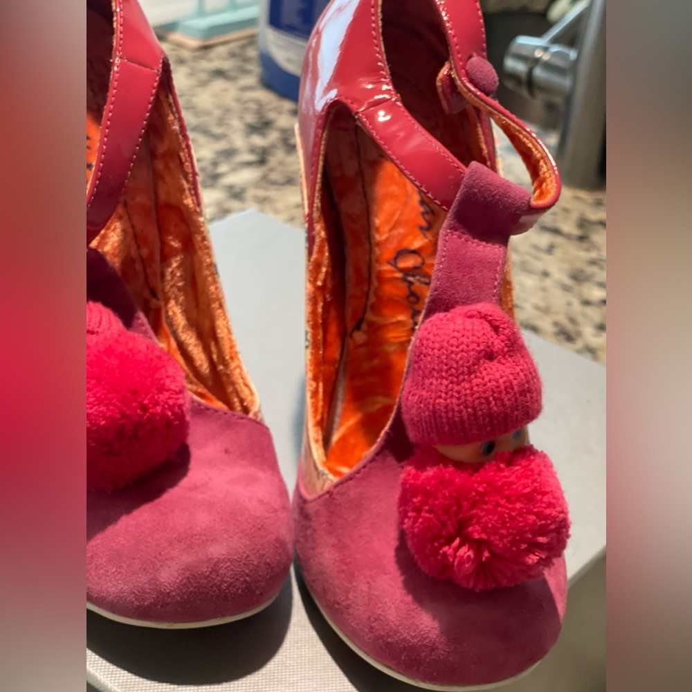 Irregular Choice Bambino Pom Pom Doll Heels - Picture 4 of 9